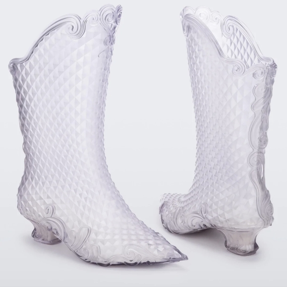 Y/Project x Melissa Court Boot in Clear - Picture 3 of 4